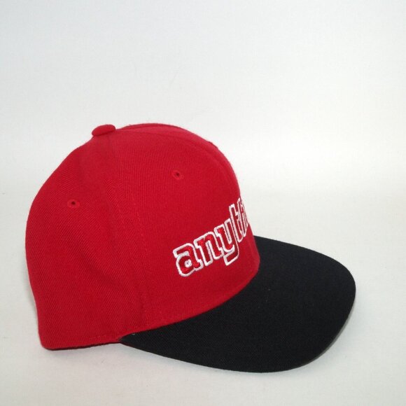 Vintage aNYthing Starter Snapback Hat A New York thing OG logo Red Black Rare - Picture 4 of 7
